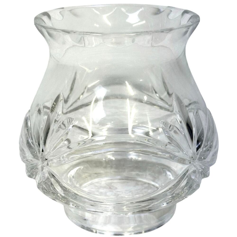 Noble Excellence Poland 24% Lead Crystal Cut 4.5" Hurricane Candle Shade